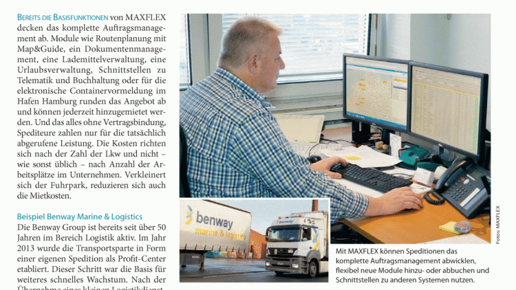 Liquidität bewahren - Speditionssoftware mieten