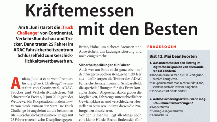 Kräftemessen mit den Besten Kräftemessen mit den Besten