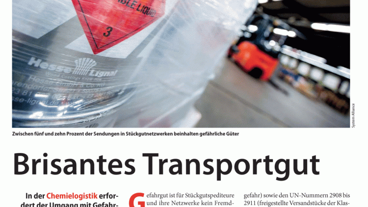 Brisantes Transportgut