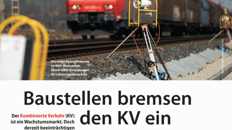 Baustellen bremsen den KV ein