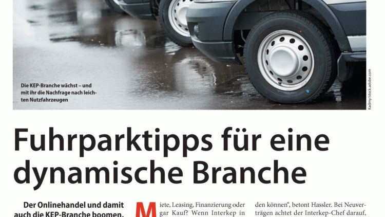 Fuhrparktipps für eine dynamische Branche