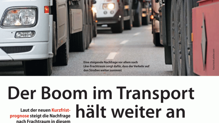 Der Boom im Transport hält weiter an