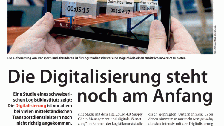 Die Digitalisierung steht noch am Anfang