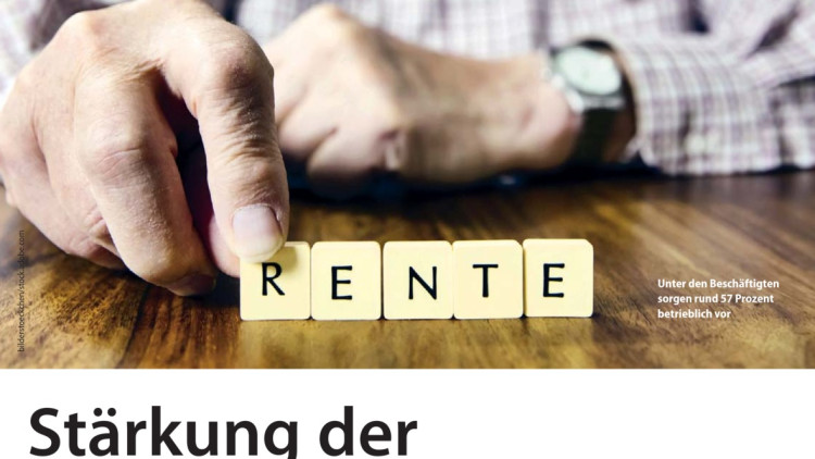 Stärkung der Betriebsrente