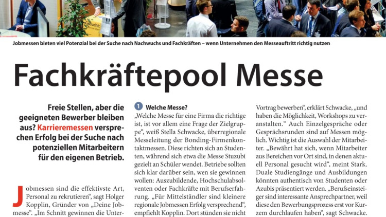 Fachkräftepool Messe