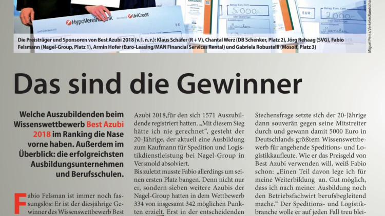 Das sind die Gewinner Das sind die Gewinner