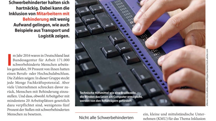 Interview: "Inklusion funktioniert nur, wenn die Firmen mitspielen" Interview: "Inklusion funktioniert nur, wenn die Firmen mitspielen"