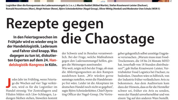 Rezepte gegen die Chaostage