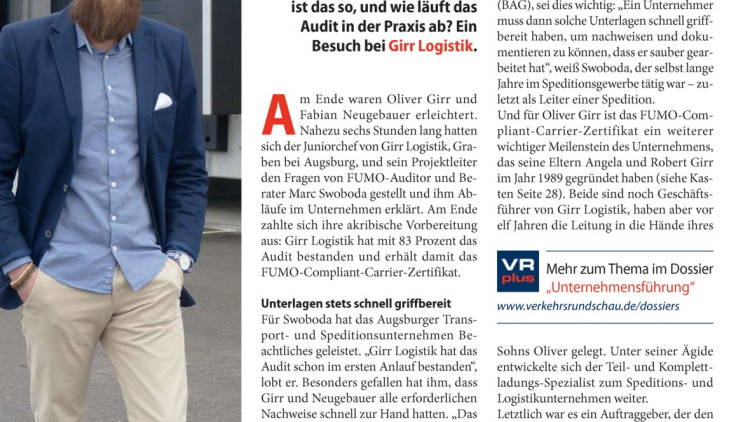 Interview: Wichtiger Nachweis für zuverlässige Arbeit