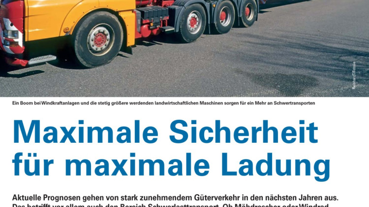 Maximale Sicherheit für maximale Ladung