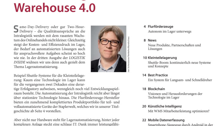 Auf dem Weg ins Warehouse 4.0