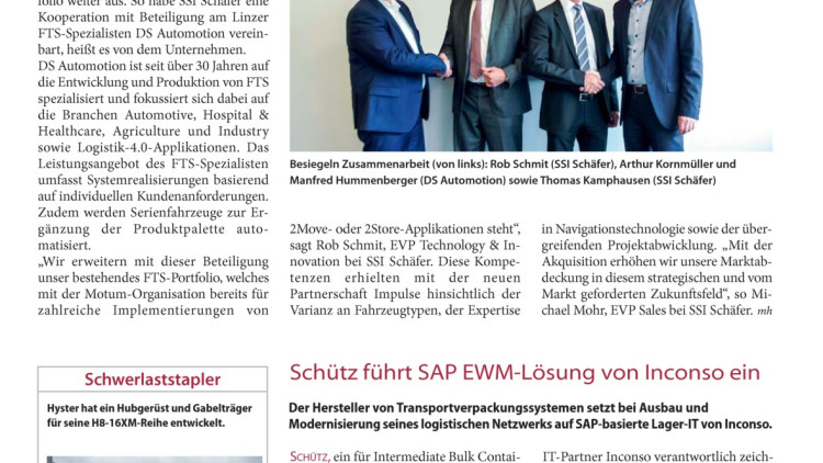 Ausbau Lagerkapazitäten: Capron setzt eine Jungheinrich-Lösung ein