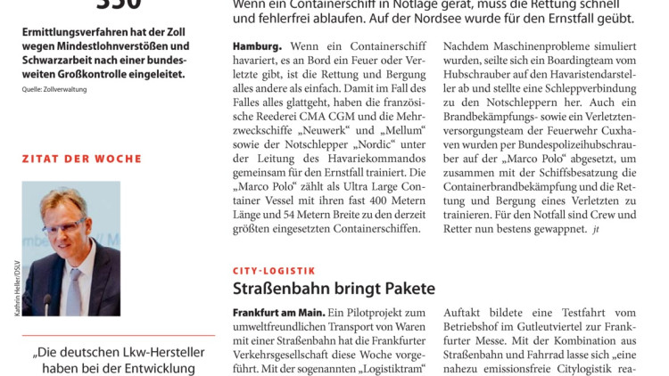 City-Logistik: Straßenbahn bringt Pakete