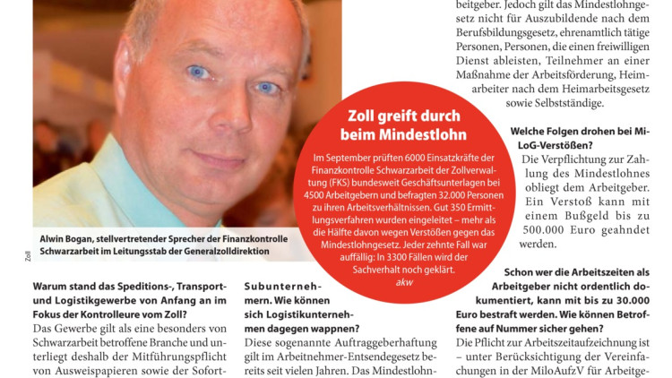 Warum nimmt der Zoll Speditionen ins Visier?