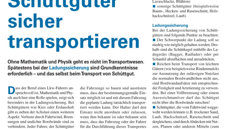 Studie zum Autotransport