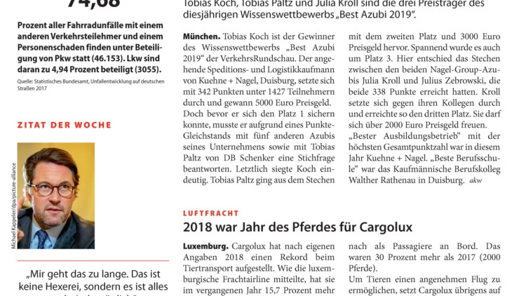 Luftfracht: 2018 war Jahr des Pferdes für Cargolux Luftfracht: 2018 war Jahr des Pferdes für Cargolux