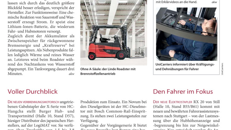 Neue Brennstoffzellen- Roadster von Linde