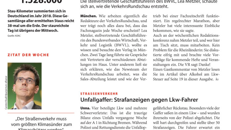 Strassenverkehr: Unfallgaffer: Strafanzeigen gegen Lkw-Fahrer