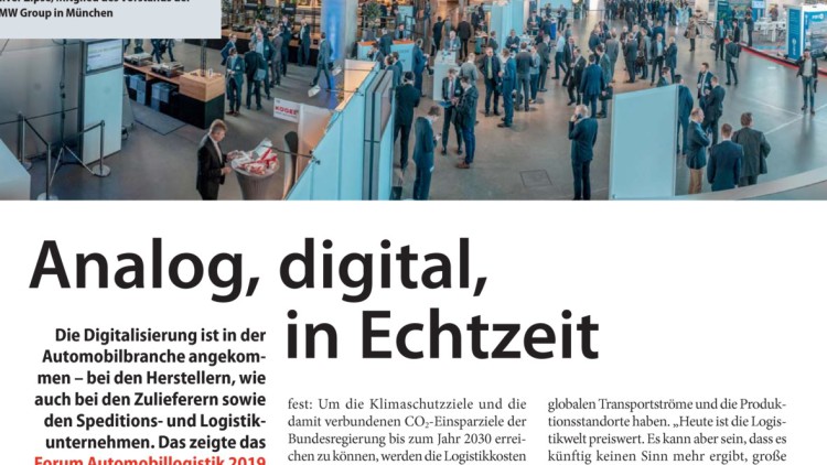 Analog, digital, in Echtzeit