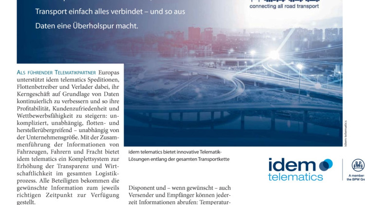 Mit idem telematics Daten systemoffen vernetzen