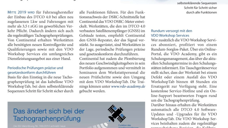 Tachographenprüfung leicht gemacht