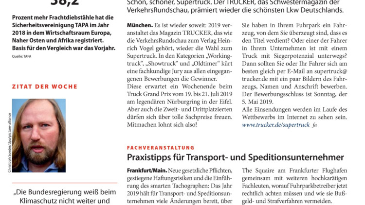 Fachveranstaltung: Praxistipps für Transport- und Speditionsunternehmer