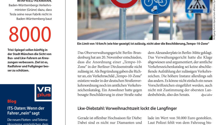 Lkw-Diebstahl: Vorweihnachtszeit lockt die Langfinger