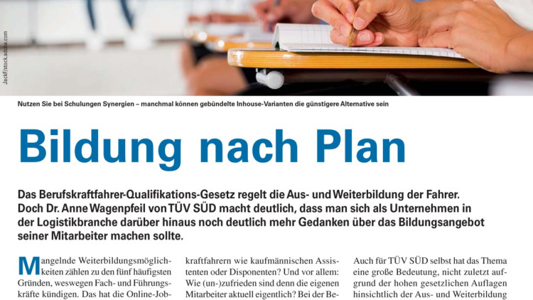 Bildung nach Plan