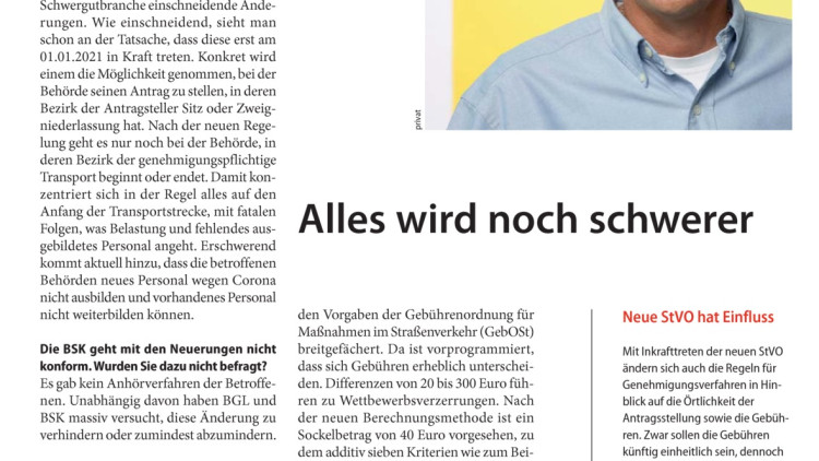 Alles wird noch schwerer