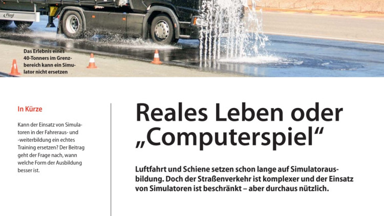 Reales Leben oder "Computerspiel"