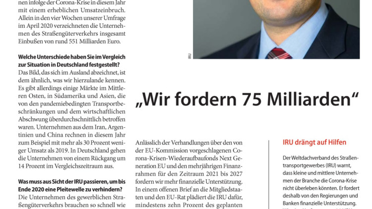 "Wir fordern 75 Milliarden"