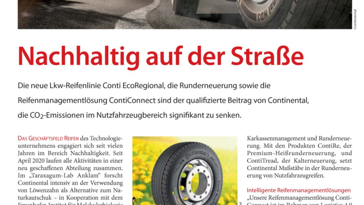 Nachhaltig auf der Straße