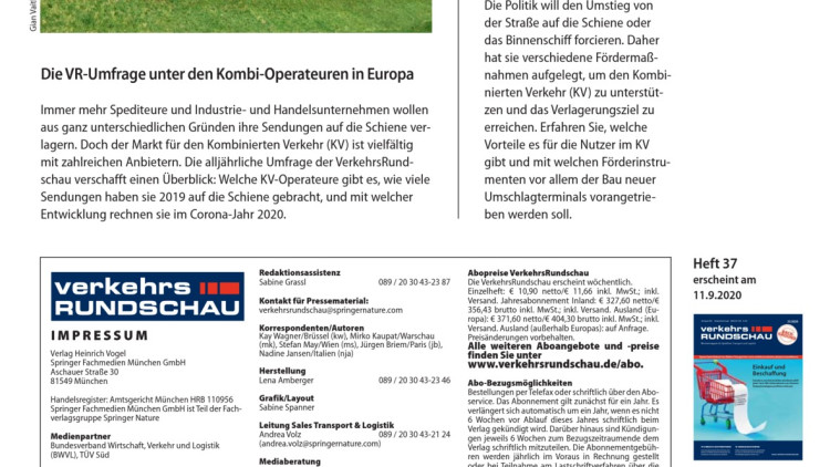 Sendungsverfolgung im KV