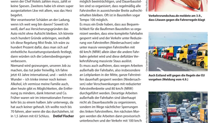 "EU hat Fahrern keinen Gefallen getan"