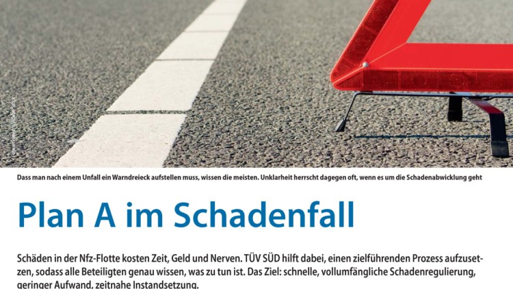 Plan A im Schadenfall