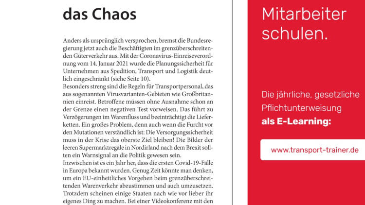 Vermeidet das Chaos