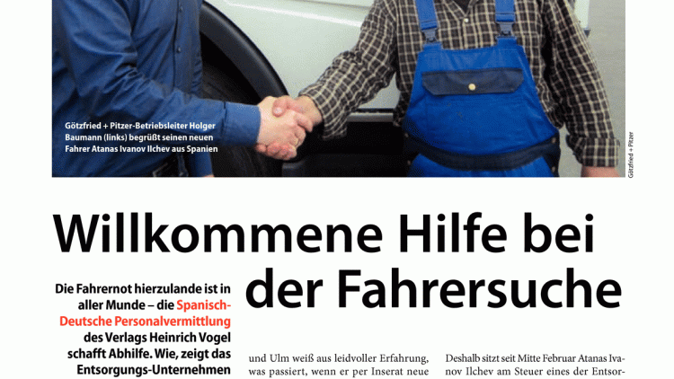 Willkommene Hilfe bei der Fahrersuche