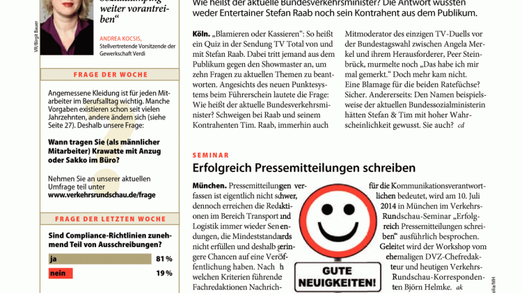 Seminar: Erfolgreich Pressemitteilungen schreiben