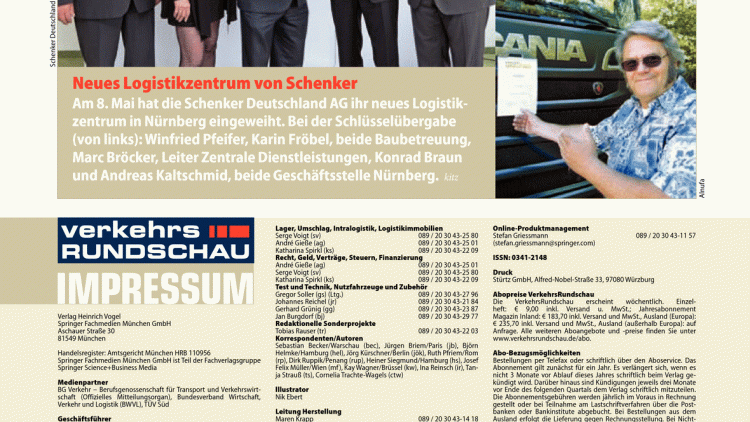 Neues Logistikzentrum von Schenker Neues Logistikzentrum von Schenker