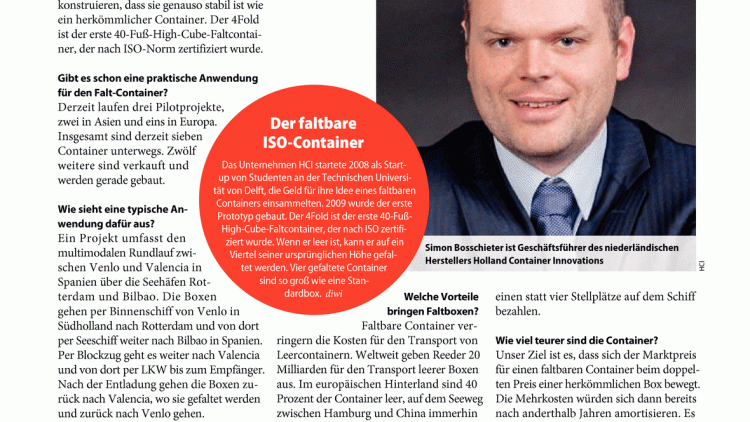 Was bringt ein faltbarer Container?