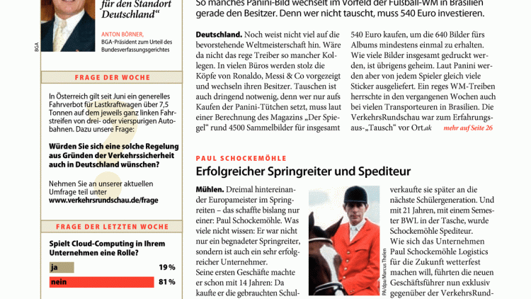 Paul Schockemöhle: Erfolgreicher Springreiter und Spediteur Paul Schockemöhle: Erfolgreicher Springreiter und Spediteur