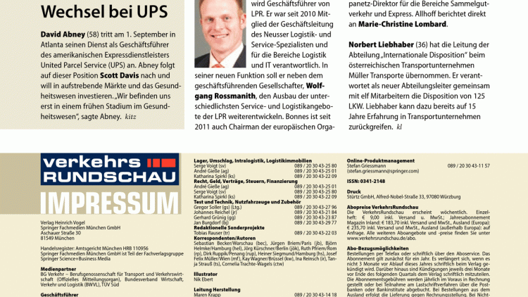 Weitere Personalien