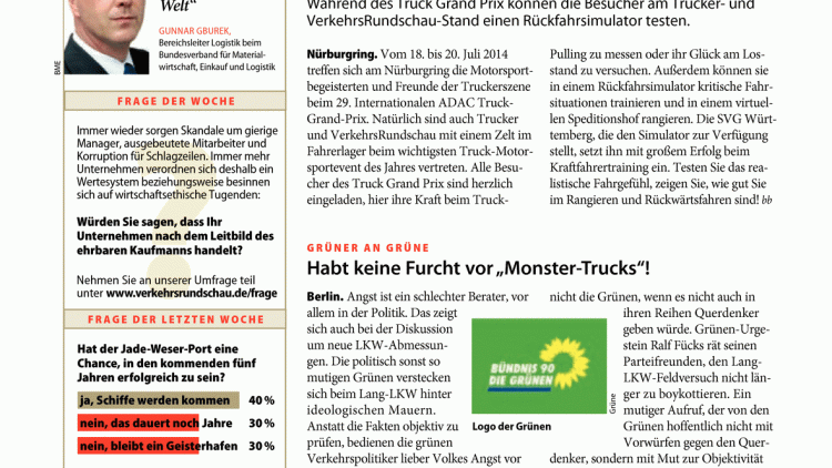 Rückwärtsfahren üben