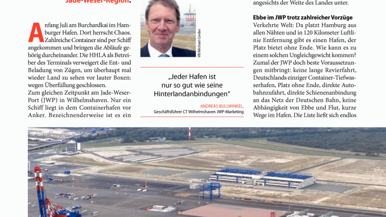 Entscheidende Monate in Wilhelmshaven