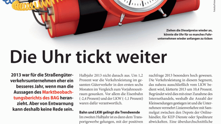 Die Uhr tickt weiter