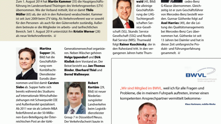 Top News: Wechsel beim LTV