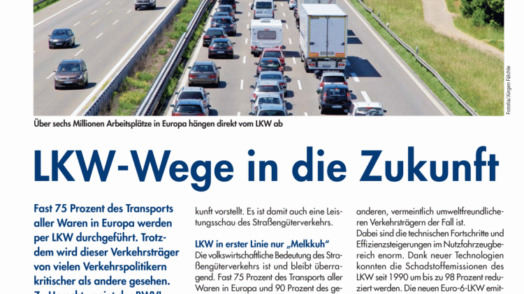 LKW-Wege in die Zukunft