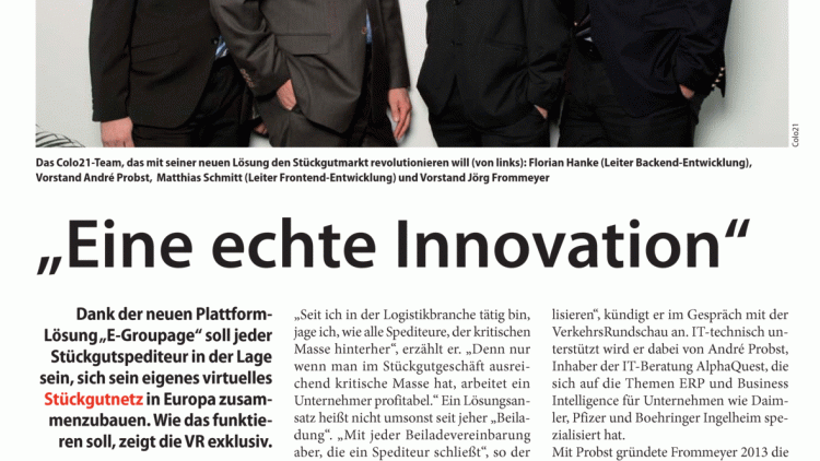 "Eine echte Innovation"