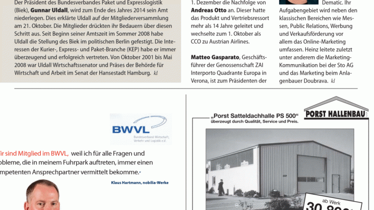 Top News: Uldall legt Amt nieder