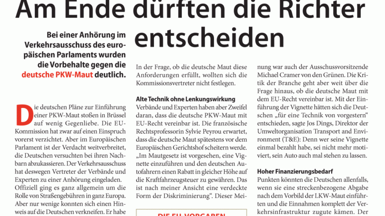 Am Ende dürften die Richter entscheiden